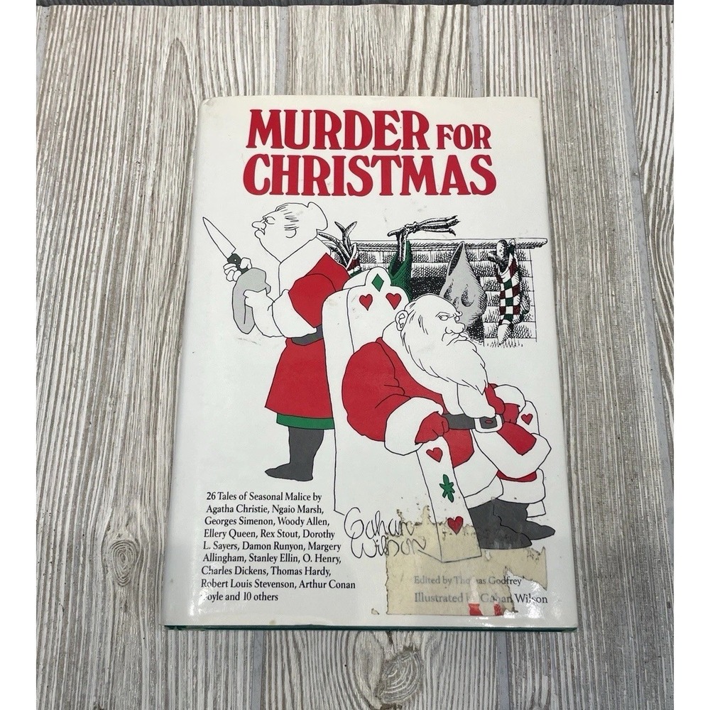 Murder for Christmas Thomas Godfrey Gahan Wilson Avenel Books Hardcover 1989